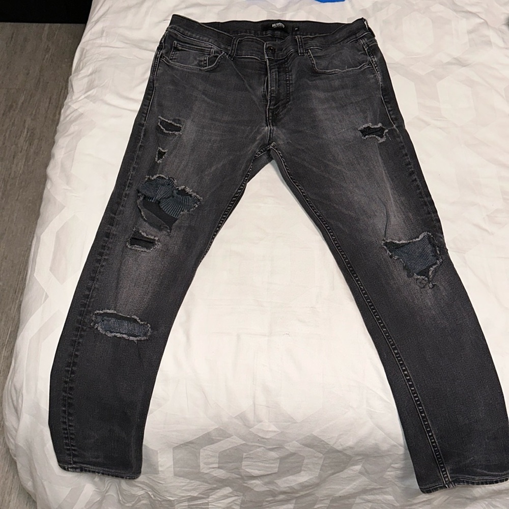 Hudson Jeans Distressed Black